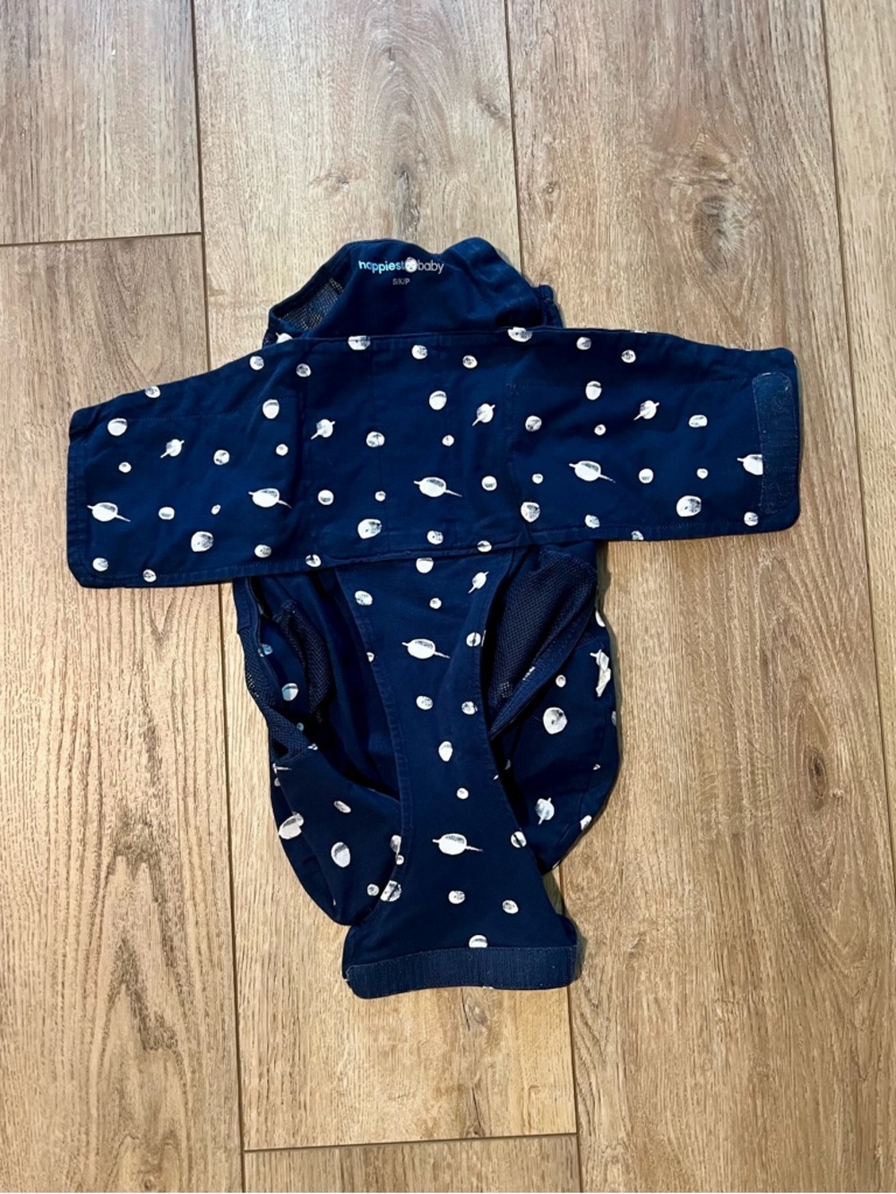 Happiest Baby Snoo Sleep Sack Swaddle Size Small Navy Moon Print